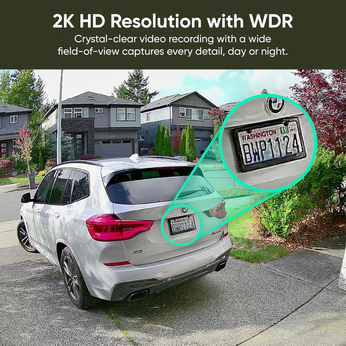 WYZE Solar Cam Pan, 2K Security Cameras Wireless Outdoor, Battery Powered