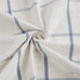 Cornflower Blue Plaid Pinch Pleated Semi Sheer Curtain, 40"Wx108"Lx2