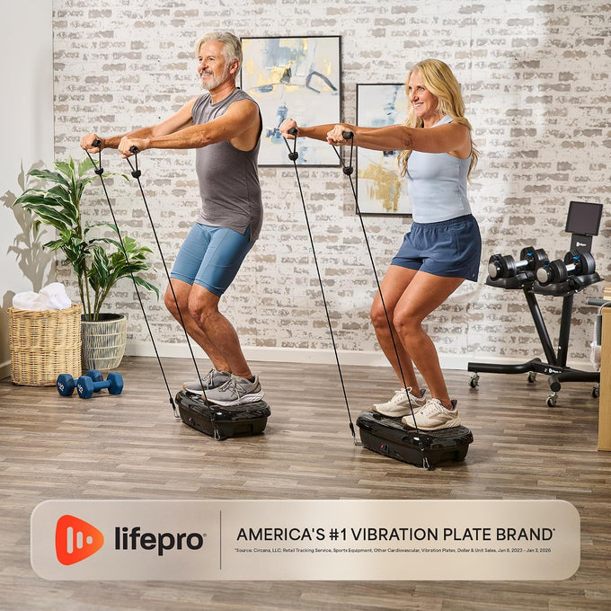 Lifepro HexaPlate Vibration Plate Exercise Machine with Magnetic Acupoints