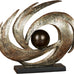 Touch of Class Earths Motion Table Sculpture, Aged Gold