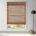 LazBlinds Cordless Bamboo Roman Shades, 34.5x48, Highfield Teak