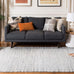 SAFAVIEH Rag Rug Collection Area Rug - 6' x 9', Grey, Handmade Boho Stripe Cotton, Ideal for High Traffic Areas in Living Room, Bedroom (RAR121A)