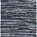 SAFAVIEH Rag Rug Collection Area Rug - 6' Round, Purple & Multi, Handmade Boho Stripe Cotton, Ideal for High Traffic Areas in Living Room, Bedroom (RAR121D)