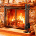 Fire Beauty 5Pcs Iron Fireplace Tools Set 31 Inch Indoor Fire Pit(Black)