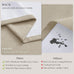 Oatmeal 102 Inch Blackout Linen Pleated Curtains for Bedroom Living Room