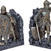 Design Toscano Arthurian Knight Bookends,Grey Stone,8 Inch, Set of Two