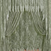 Traditional Wisteria Arbor Lace Window Treatment, Sage, 6 Pc Set