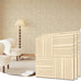 Velvet 3d wall panels for Interior wall Decor peel and stick, Soundproof Geometric Textured 3d Wall Panels for Living Room, Bedroom, TV Background 17.7" x 17.7", Cover 26.15 Sq.Ft Cream White