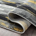 Abani Porto PRT140C Contemporary Grey and Yellow Abstract Area Rug 5'3"x7'6"