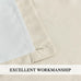 Homechoice Decor Camel Blackout Window Curtains, 52" W x 96" L x 2 Panels