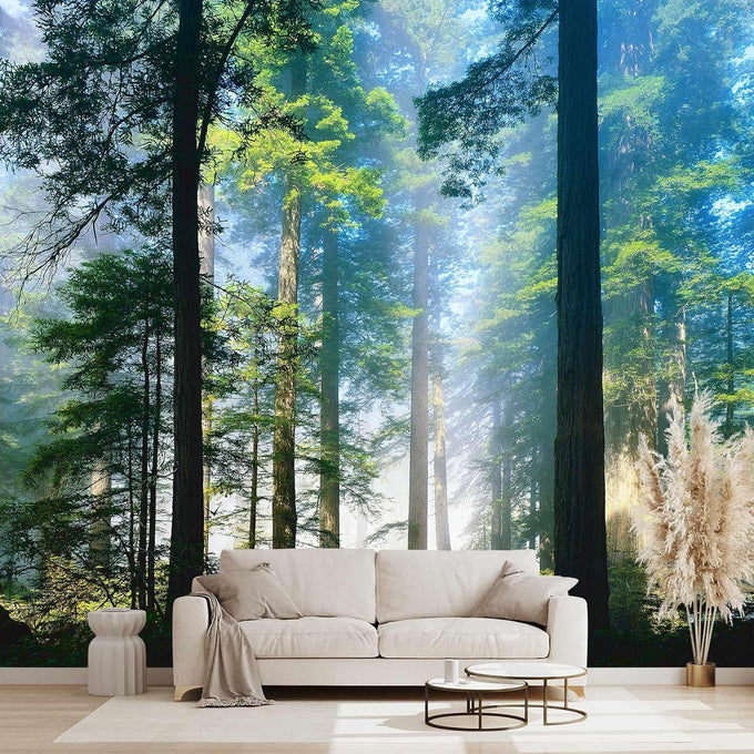 Golden Leaf wall murals Peel and Stick Modern Wallpaper for Bedroom Living Room - 85"x118"