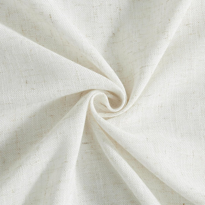 WEST LAKE 120 Inches Long Bailey Natural Pinch Pleated Semi Sheer Curtains