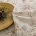 XWZO Floral Curtains for Living Room Linen Farmhouse Curtains 96 Inch Length Taupe Floral Patterned Curtain Peony Flower Printed Back Tab Curtain Bedroom Window Drapes 2 Panels