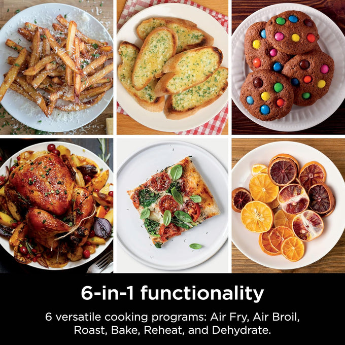 Ninja Air Fryer DoubleStack XL, 10 Qt, 6-in-1, Deep Grey, SL401