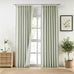 WEST LAKE Soft Green Pinch Pleated Light Filtering Curtains 90 Inches Long