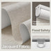 GENIMO Cordless Blackout Roller Shades, 53" W X 72" H, Ivory White