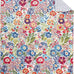Levtex Home - Day Garden - Throw - Bold Floral - White Red Pink Green Ochre Teal - Throw (50x60in.) - Cotton