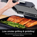 Ninja® Sizzle™ Indoor Grill & Griddle, 14'', 500°F, Grey/Silver, GR101