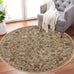 SUPERIOR Indoor Area Rug, Traditional Floral Scroll Décor,2'7"x8', Ivory