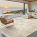 Soalmost Washable Area Rug 8x10 Large Soft Beige Rugs for Living Room