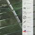 Smart Tiles Peel and Stick backsplash, Stacked Forest Green, 11.43"x9"