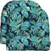 RSH DECOR Tufted U-Shape Wicker Set of 2, 19” x 19,” Outdoor Chair Cushions for Patio Furniture, Waterproof Patio Chair Cushions, Outdoor Seat Cushion, and Wicker Chairs, Crestwood Marine, Made in USA