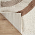 Abani Lisbon Collection Cream & Rust Area Rug, 4' x 6' – Geometric Design, Non-Shedding, Easy to Clean, Durable for Living Rooms, Bedrooms & Offices, Pet & Kid Friendly