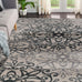SUPERIOR Indoor Area Rug, Modern Floral Design, 5'x8', Beige-Brown