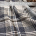 always4u Plaid Gingham Curtains for Living Room Bedroom Room Darkening Check Country Curtains 2 Panels Striped Grommet Window Treatments 54X84 Inch Blue and Brown