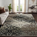 SUPERIOR Indoor Area Rug, Modern Floral Design, 5'x8', Beige-Brown