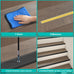 35.4“ 10pcs 1.79 * 0.79" Matte Black Aluminum Stair Nosing with Hole, Anti-Slip Edge Protector for Indoor & Outdoor Stairs, Waterproof Self-Adhesive Stair Molding Trim