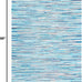 SAFAVIEH Rag Rug Collection Area Rug - 5' x 8', Turquoise & Multi, Handmade Boho Stripe Cotton, Ideal for High Traffic Areas in Living Room, Bedroom (RAR129C)