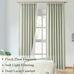 WEST LAKE Soft Green Pinch Pleated Light Filtering Curtains 90 Inches Long