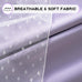 MYSKY HOME Lavender Curtains for Girls,Lilac Purple 52x90,2 Panels