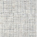 Abani Grey Area Rug for Living Room, Bedroom - Crosshatch Pattern- 4' x 6' -Durable & Easy to Clean
