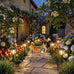 XMCOSY+ Solar Outdoor Lights Waterproof 6 Pack, 2-Tone Solar Garden Lights