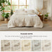 Bedsure Tufted Boho Comforter Set King, Bedroom Decor Bedding Set Beige