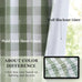 Sage Green Buffalo Plaid Full Blackout Curtains 95 Inches Length