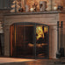 Fire Beauty 5Pcs Iron Fireplace Tools Set 31 Inch Indoor Fire Pit(Black)