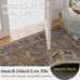 JOOJA 8x10 Dark Brown Vintage Soft Low Pile Non Slip Boho Washable Area Rug