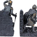 Design Toscano Arthurian Knight Bookends,Grey Stone,8 Inch, Set of Two