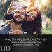 Xenvo Pro Lens Kit for iPhone and Android, Macro and Wide Angle Lens with LED Light and Travel Case Black