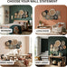 Woven Basket Wall Decor Set of 10, Decorative Wall Plates