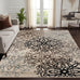 SUPERIOR Indoor Area Rug, Modern Floral Design, 5'x8', Beige-Brown