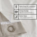 THERMALBARRIER™ I-SNAP™ Insulated Grommeted Panel Pair with Removable Liner Wheat 52x84