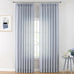 Vision Home White Pinch Pleated Semi Sheer Curtains 60Wx90Lx1