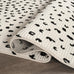 Abani Neutral Collection Cream Area Rug 4' x 6' for Living Room, Bedroom - Modern Design - Durable & Easy to Clean