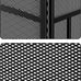 Fire Beauty 3 Panel Wrought Iron Fireplace Screen Spark Guard Cover(Black)