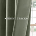 StangH Sage Green Pinch Pleat Velvet Curtains 96 Inches Long 2 Panels