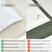 Thick Linen Sand Beige Black Out Curtains 96 Inch Long for Living Room, Elegant Pinch Pleated Room Darkening Cream Curtain & Drapes 40x96 Length for Bedroom Privacy Insulated Windows Burg 2 Panels Set